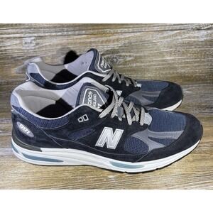 New Balance 991v2 Made in UK Sneakers Shoes Navy Blue U991NV2 Men's Size 13 EUC